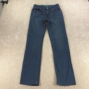 Levi's 511 Slim Jeans Womens 28x30 Dark Indigo Blue Stretch Denim Western